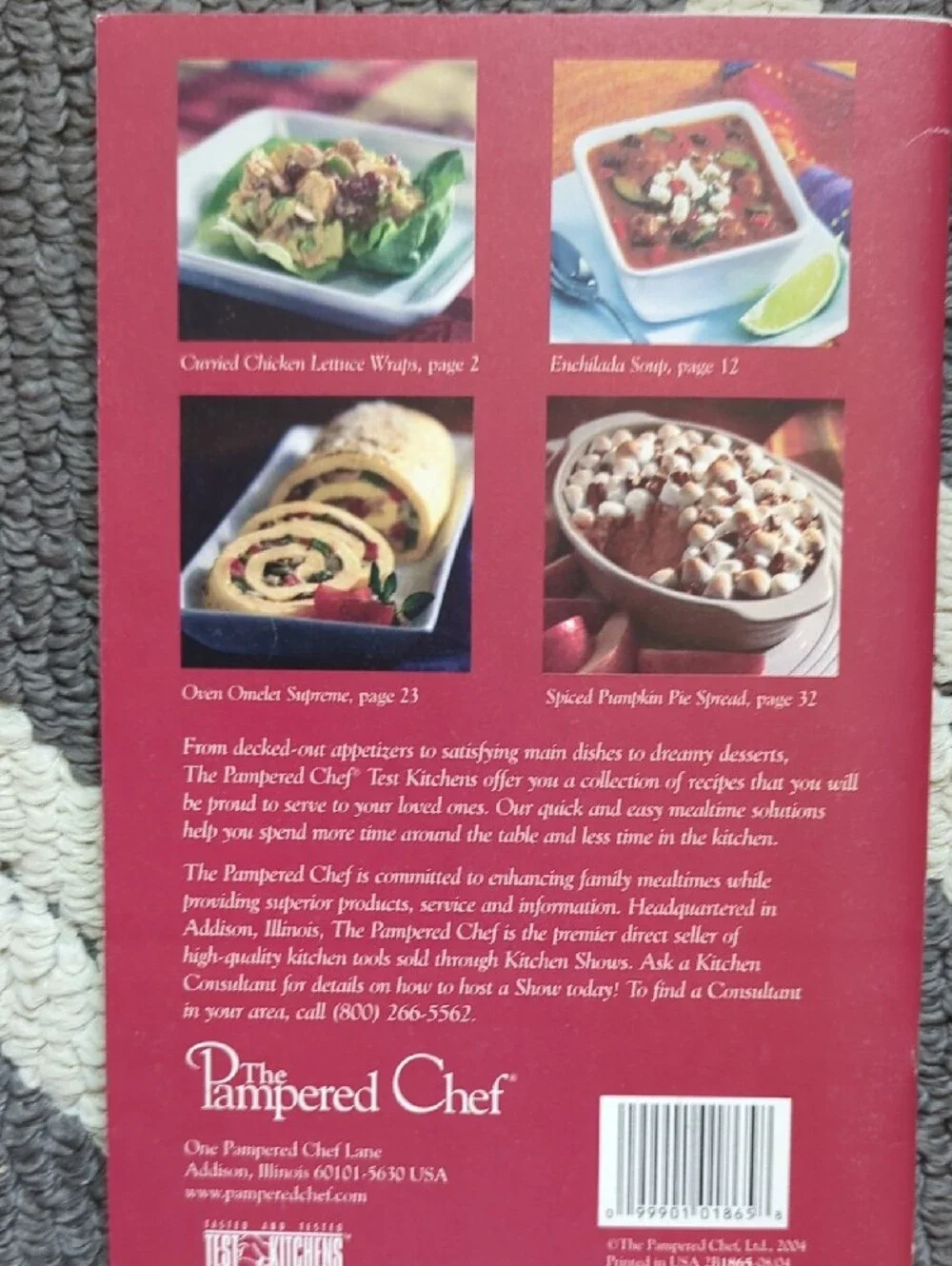 The Pampered Chef Season's Best 32 Recipes Collection Lunch Dinner Dessert Party